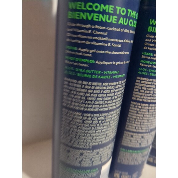 (Lot Of 3) Dollar Shave Club Shave Gel Shea Butter &Aloe Sensitive Skin 6.7 oz - Picture 6 of 7